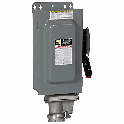 SQUARE D HU362AWC Safety Switch Non Fusible 60 A Steel