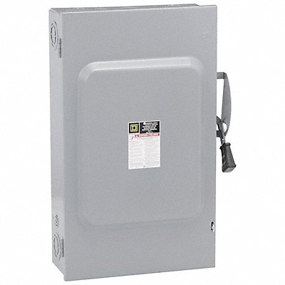 SQUARE D DU324 Safety Switch Non Fusible 200 A Steel