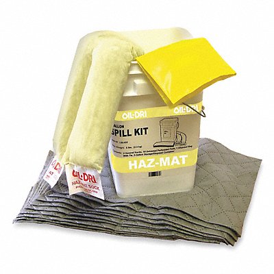 OIL-DRI L91435 Spill Kit Chem/Hazmat