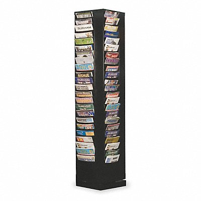 DURHAM MFG 41508 Magazine Display 92 Compartments Black