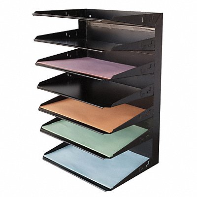 GRAINGER 2KEK8 Letter Tray Steel 7 Horizontal