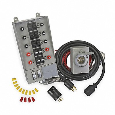 RELIANCE 31410CRK Mnl Trans Swtch 125/250V AC 30 A 0Spaces