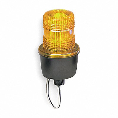 FEDERAL SIGNAL LP3PL120A Low Profile Warning Light LED Amber 120V