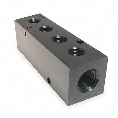 PNEUMADYNE INC M303754 Manifold BLK Alum 4Outlets 4.75 L