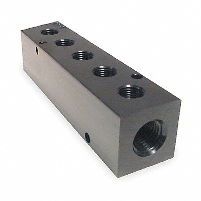 PNEUMADYNE INC M353755 Manifold BLK Alum 5Outlets 8 L