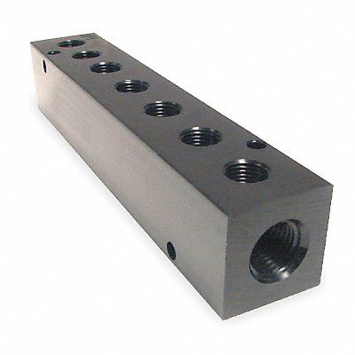 PNEUMADYNE INC M202507 Manifold BLK Alum 7Outlets 6.5 L