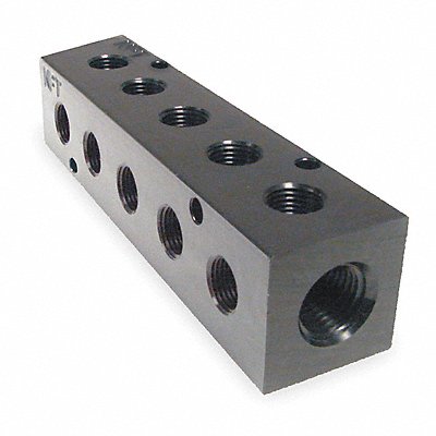PNEUMADYNE INC M30375590 Manifold BLK Alum 5Outlets 5.75 L