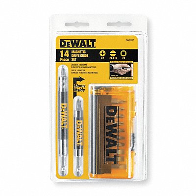 DEWALT DW2097 Drive Guide Set 14 Pieces 1/4 Shank