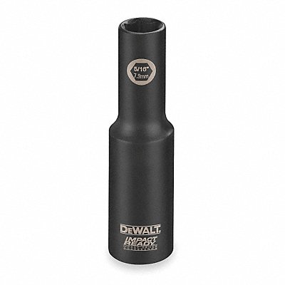 DEWALT DW2286 Impact Socket Steel Black Oxide 1/2 in