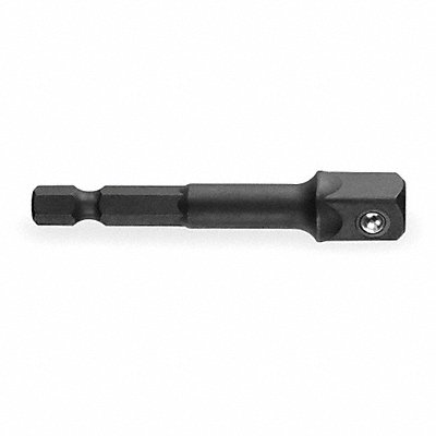 DEWALT DW2542IR Impact Socket Adaptor Steel Black Oxide 1/4 in