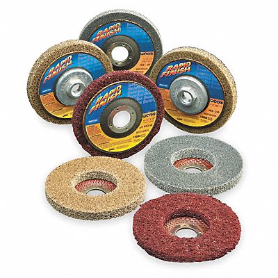 NORTON 66261020547 Non Woven Depressed Centre Disc 4 1/2 in Dia