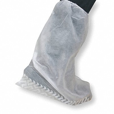 CONDOR 2KTU4 BootCovers Slip Resist 1Size White PK200