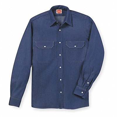 VF IMAGEWEAR SD78DNRGL D2381 Lng Slv Wstern Blu Denim 100 per Ctn L