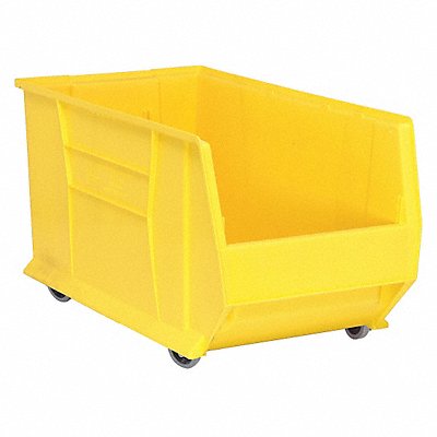 QUANTUM STORAGE SYSTEMS QUS986MOBYL E4550 Mobile Bin Yellow Polypropylene 15 in