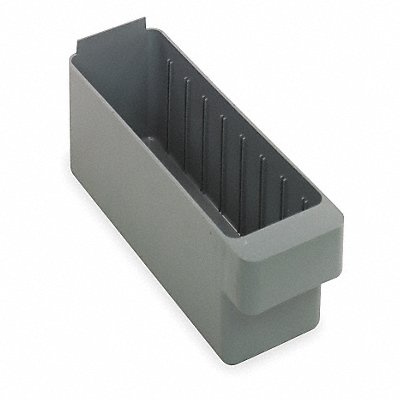 QUANTUM STORAGE SYSTEMS QED501GY D5565 Drawer Bin Grey Polystyrene 4 5/8 in
