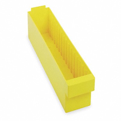 QUANTUM STORAGE SYSTEMS QED604YL F1580 Drawer Bin Yellow Polystyrene 4 5/8 in