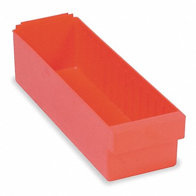 QUANTUM STORAGE SYSTEMS QED602RD F1578 Drawer Bin Red HIPS 4 5/8 in