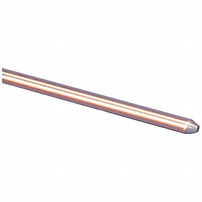 NVENT ERICO 611380 Pointed End Ground Rod Steel Over L 8ft