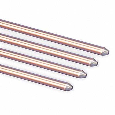 NVENT ERICO 613400 Pointed End Ground Rod Steel Over L 10ft