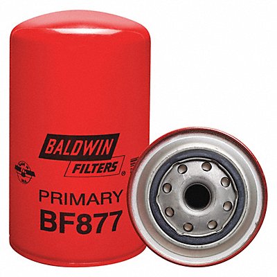 BALDWIN FILTERS BF877 Fuel Filter 7-11/32 x 4-1/4 x 7-11/32 In