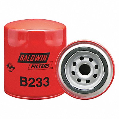 BALDWIN FILTERS B233 Spin On 3/4 Thread 4-3/8 L
