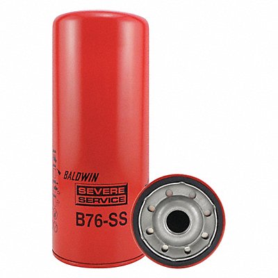 BALDWIN FILTERS B76SS Spin On 1-1/8 Thread 10-7/16 L