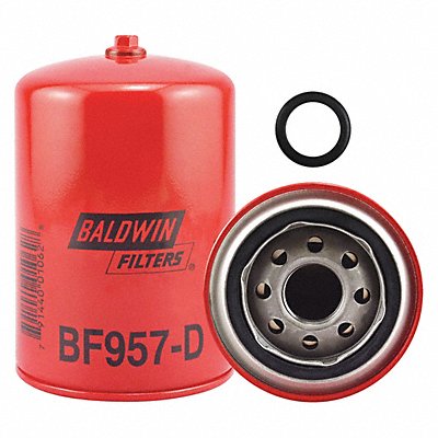 BALDWIN FILTERS BF957D Fuel Filter 5-7/16 x 3-11/16 x 5-7/16 In