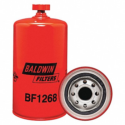 BALDWIN FILTERS BF1268 Fuel Filter 7-3/8 x 3-11/16 x 7-3/8 In
