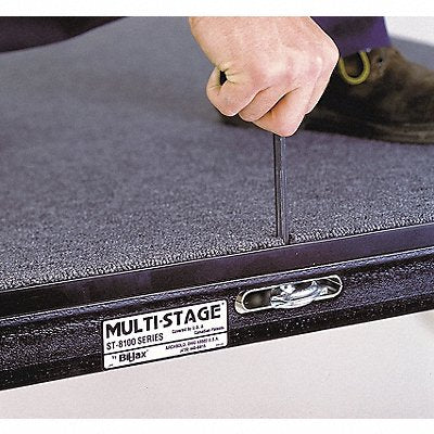 BIL-JAX 0106GCSP60X60 Carpeted Port. Stage Package 60 x 60 Ft.