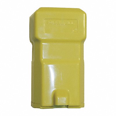 HUBBELL HBL5669VY Straight Blade Connector Yllw 2P3W Elastomer 6-15R