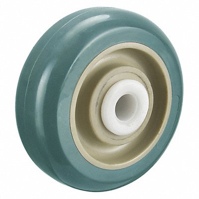 GRAINGER PUP050X013038DAM Antimicrob Polyurethane Tread Plastic Core Wheel