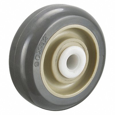 GRAINGER PUP035X013050DAM Antimicrob Polyurethane Tread Plastic Core Wheel