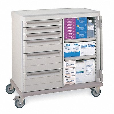 METRO SXRDGS4 Supply Cart Polymer Light Taupe