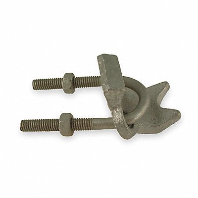 HUBBELL KILLARK RACC125 Right Angle Clamp Steel Overall L 4in