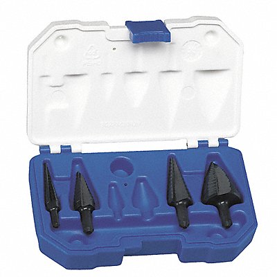 LENOX 30929VB30929 Step Drill Bit Set HSS 1/8-1-3/8 In 4 pc