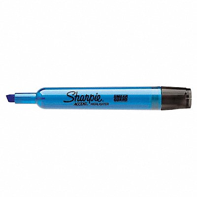 SHARPIE 25010B Highlighter Tank Blue Chisel PK12