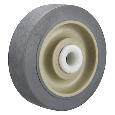 GRAINGER PPRP035X013050D Nonmark Rubber Tread Plastic Core Wheel