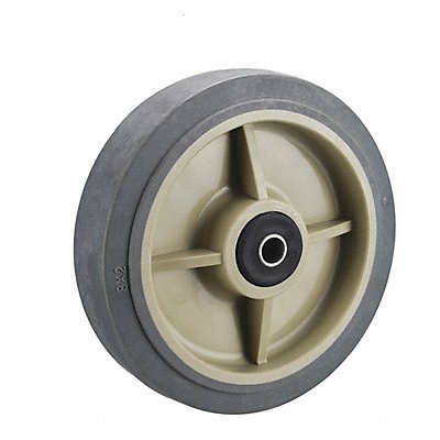 GRAINGER PPRP080X020050KAM Nonmark Rubber Tread Plastic Core Wheel