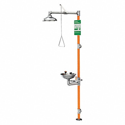 GUARDIAN EQUIPMENT G1991 Drench Shower With Eyewash 16 in W