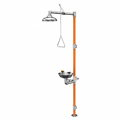 GUARDIAN EQUIPMENT G1996 Drench Shower With Face/Eyewash 16 in W