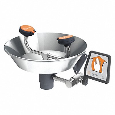 GUARDIAN EQUIPMENT G1750 Eyewash Station Wall Mount SS 15-1/2 W