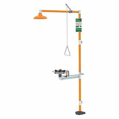 GUARDIAN EQUIPMENT GBF1909 Drench Shower With Face/Eyewash 96 in H