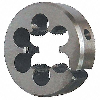 WESTWARD 2LVZ6 Rd Adjustable Die CS 1/4-28 1-1/2 In OD