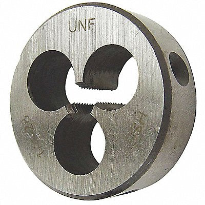 WESTWARD 2LVX8 Rd Solid Die CS #12-24 1 In OD