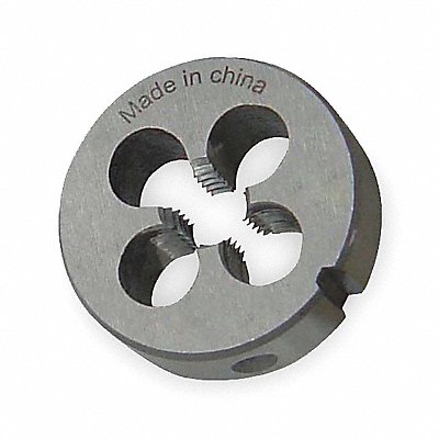 WESTWARD 2LWU3 Rd Solid Die HSS #10-24 1 In OD