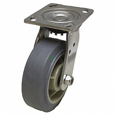 GRAINGER P21SXPRP040D14AM Standard Plate Castor Swivel 300 lb.