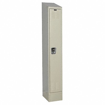 HALLOWELL URB12281ASBPT D4811 Wardrobe Locker Louvered 1 Wide 1 Tier Tan