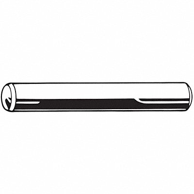 GRAINGER M390801200020 Dowel Pin Plain 12mm Dia x 20mm L. PK25