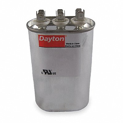 DAYTON 6FLP0 Dual Run Capacitor 35/3 MFD 4 5/8 H