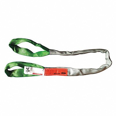 DAYTON 2MJR4 Round Sling Flat Eye 4 ft L 10600 lb Cap